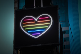black green blue and red neon light