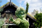 green dragon statue during daytime
