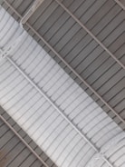 Air duct system in a bright, clean residential attic