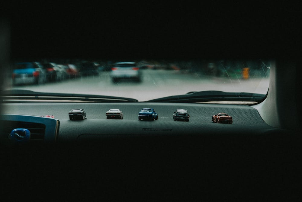 black and gray car dashboard