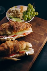 sliced meat on white ceramic plate