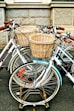 brown woven basket on bicycle