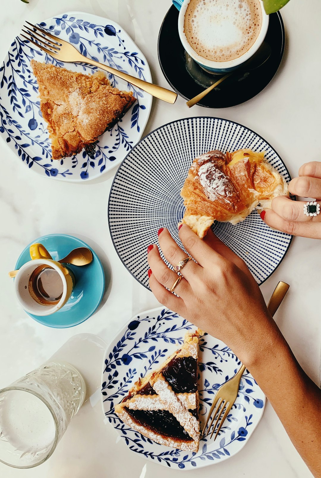 Italian Coffee and a Croissant (Caffe`e Cornetto)