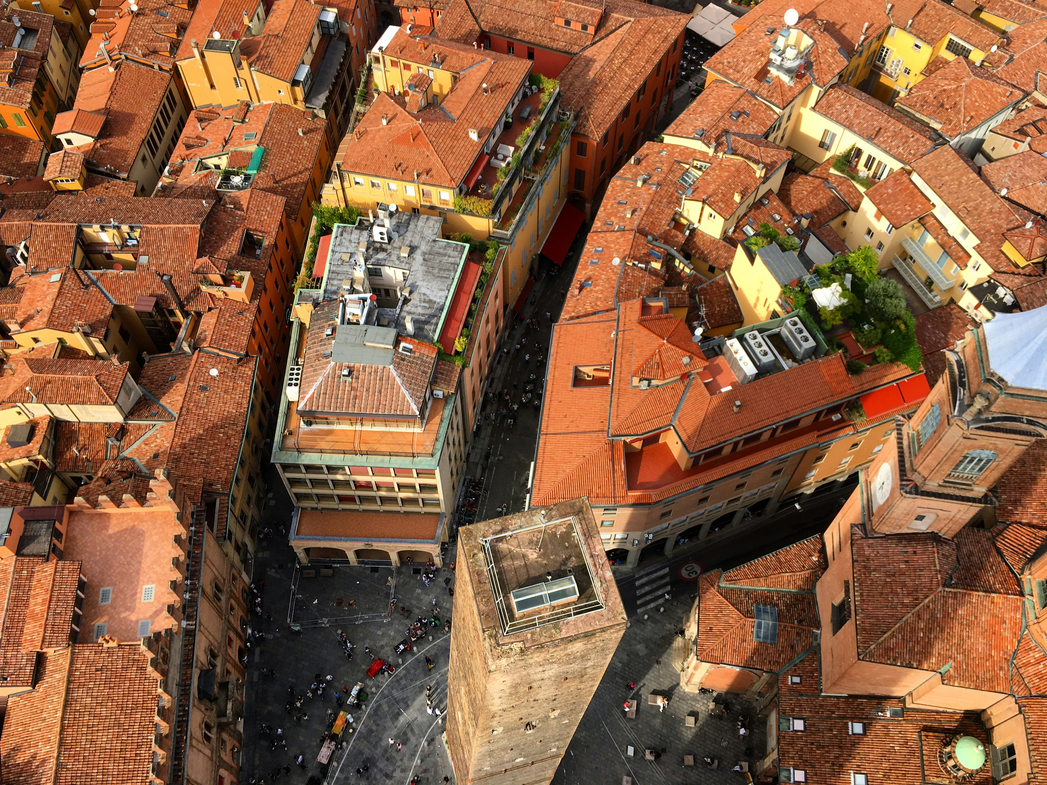 aerial view of city buildings during daytime