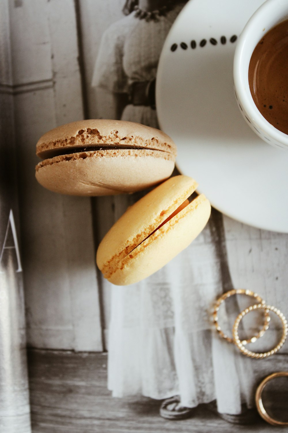 white ceramic mug with coffee