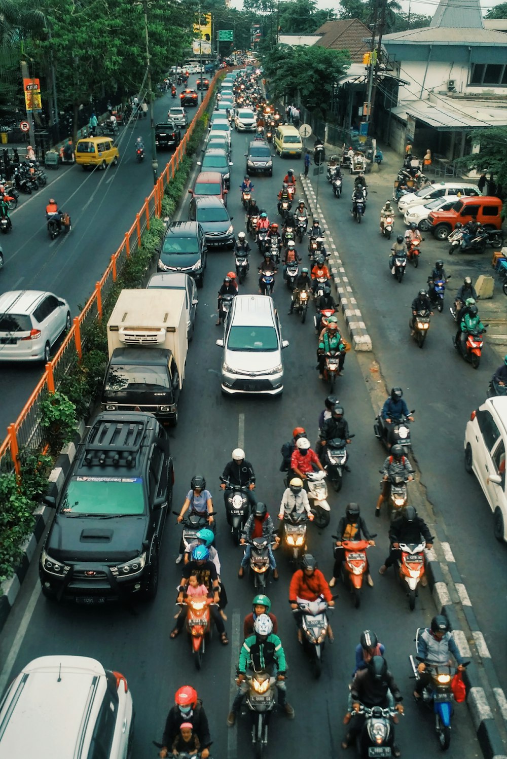 cars on road during daytime