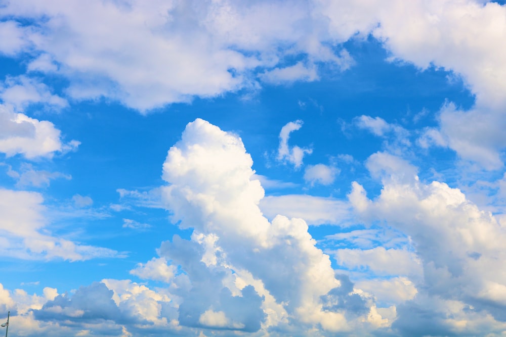 white clouds and blue sky during daytime