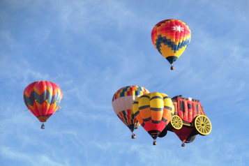 hot air balloons on sky during daytime