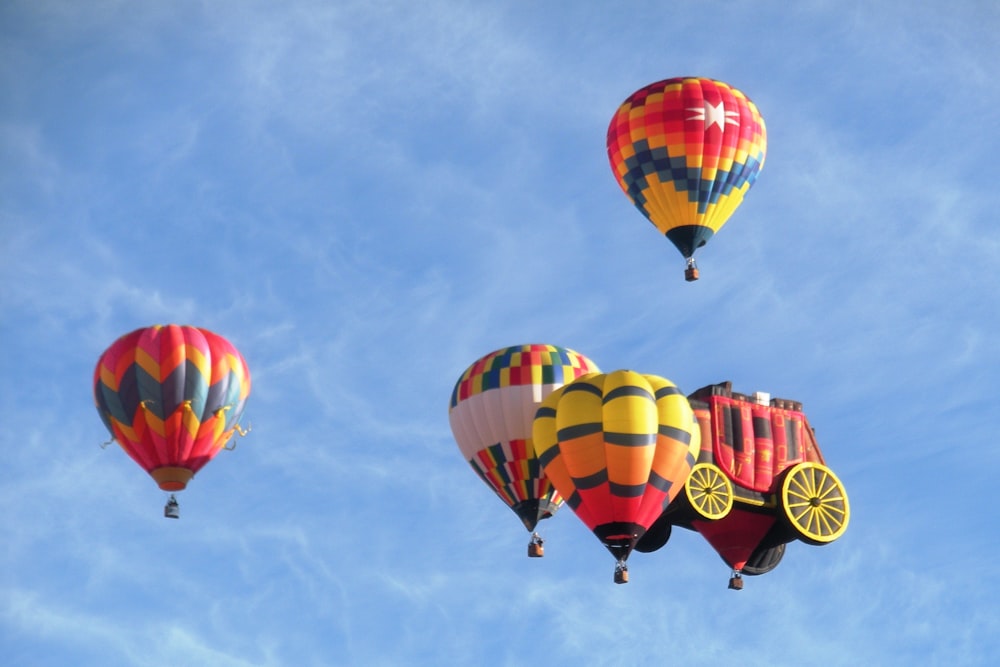 hot air balloons on sky during daytime