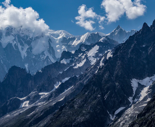 Alpine mountain scenery