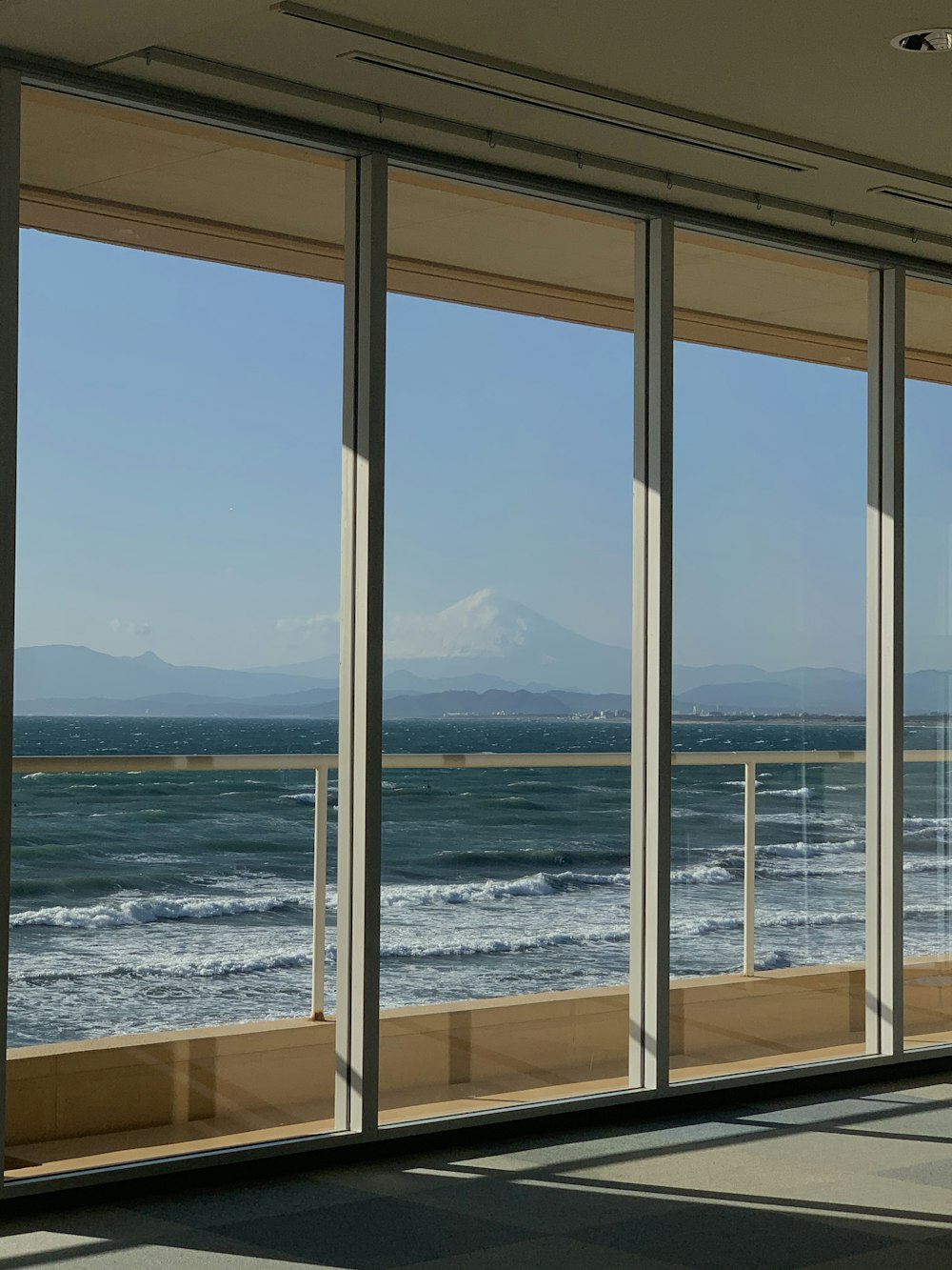 white wooden framed glass window