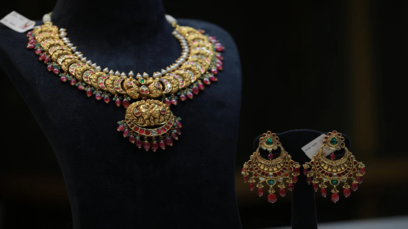 Dulhan Bridal Set — 1 gram gold plated bridal sets by GoldVibe Jewellery