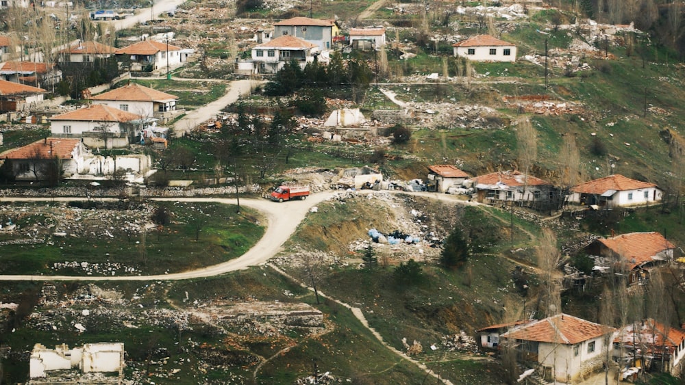 veduta aerea della città durante il giorno