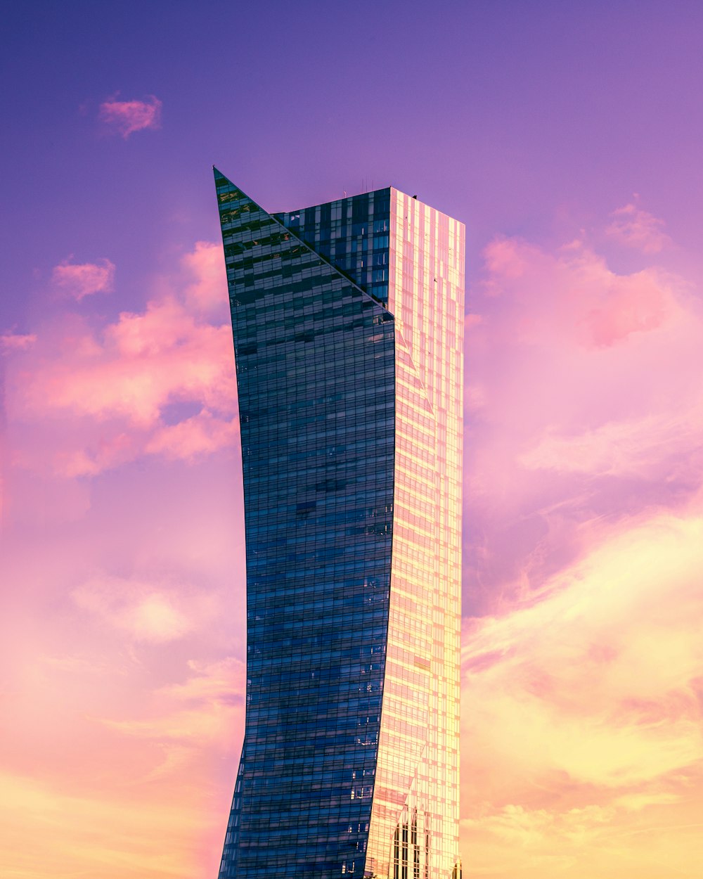 gray concrete building under gray clouds