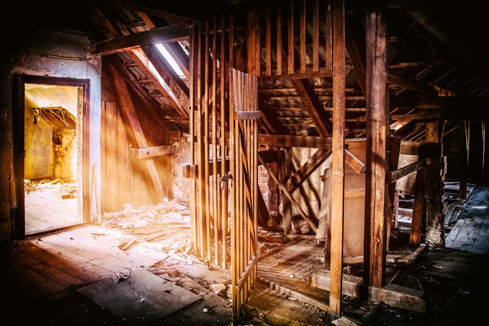 brown wooden house during daytime