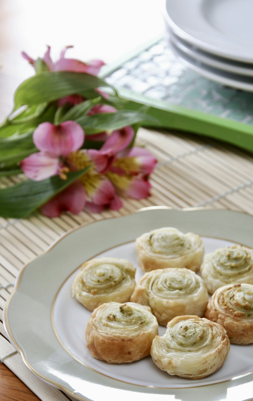 white and brown cupcakes on white ceramic plate