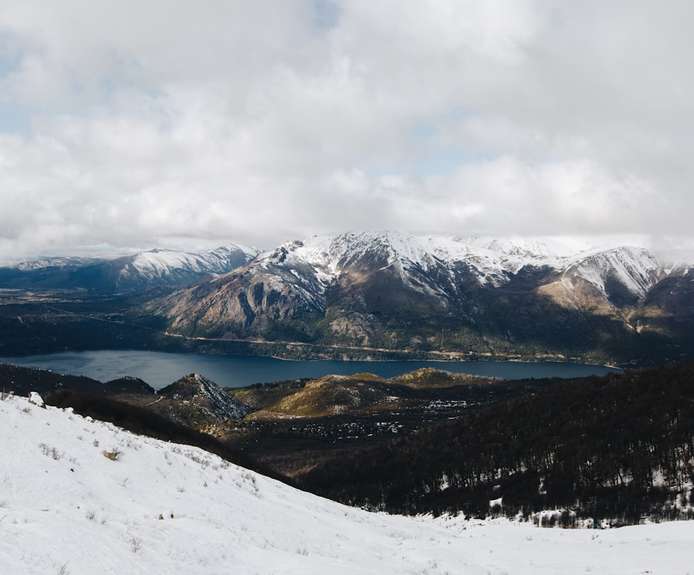 snow covered mountain during daytime