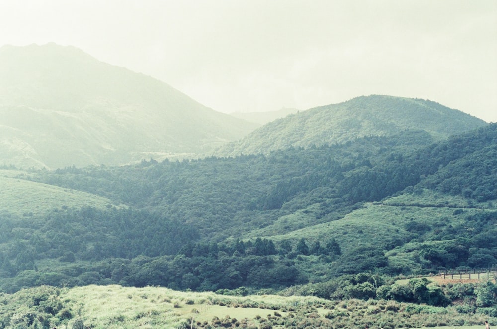 green mountains under white sky during daytime