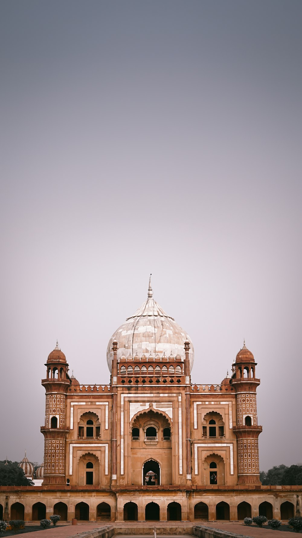 brown and white dome building