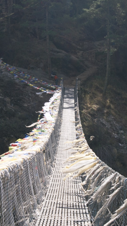 photo of Solukhumbu Rope bridge near Tengboche Monastery