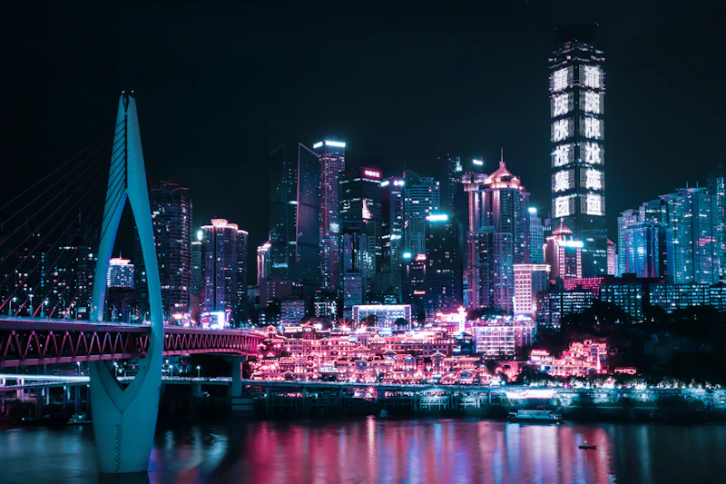 Chongqing cyberpunk night photo walk