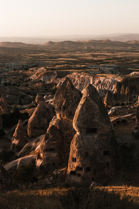 photo of Uçhisar Badlands near Cappadocia