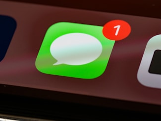 green and white apple logo