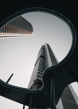 low angle photography of high rise building