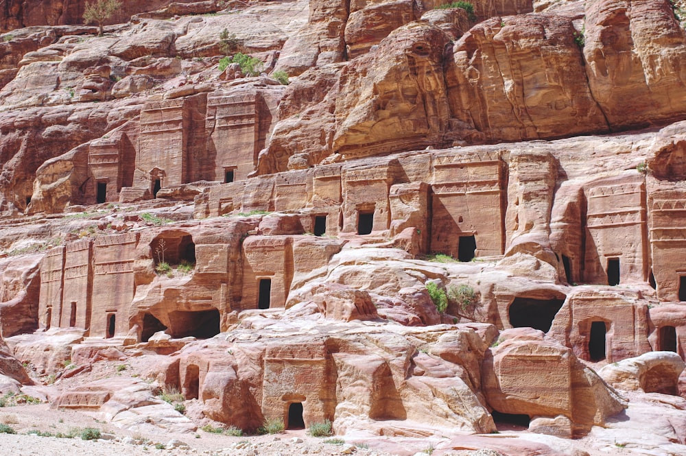 brown rock formation during daytime