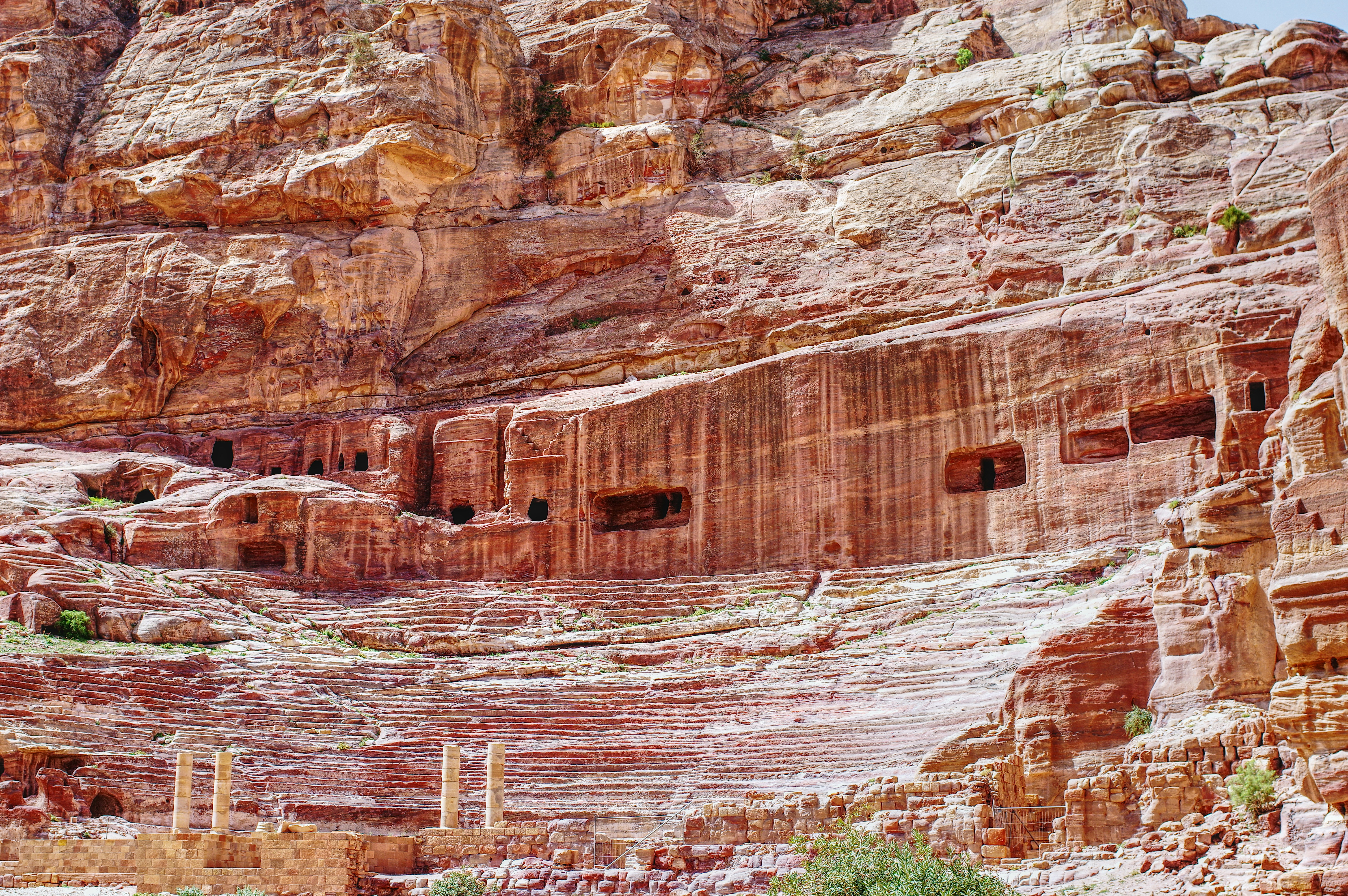 Brown rock formation during daytime