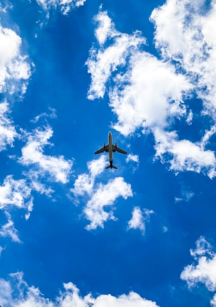 airplane in the sky during daytime