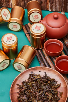 red and brown plastic cups