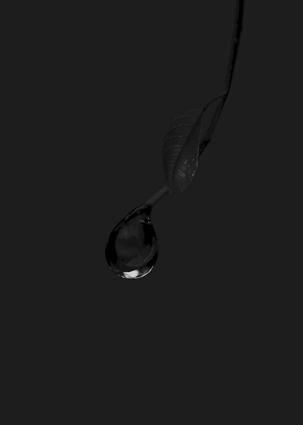 silver spoon on black surface
