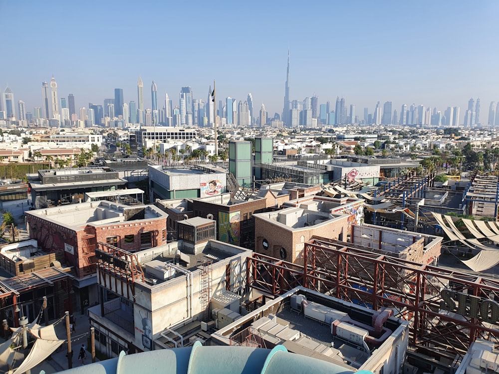 aerial view of city buildings during daytime