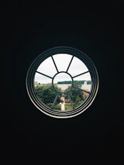 Window view showing peaceful neighborhood of E-11/1 from the guest room.