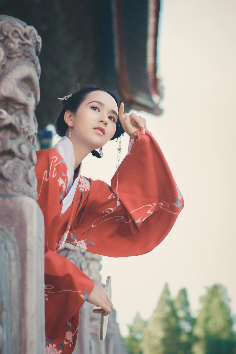 云中鹤影晋制交领