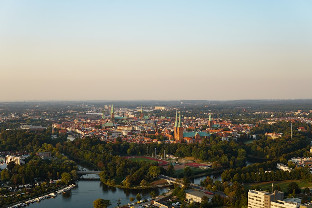 aerial view of city buildings during daytime