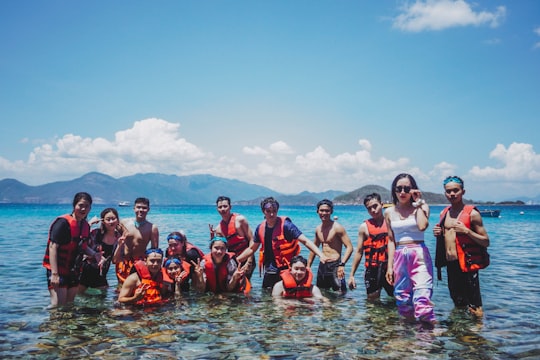 group of people on water during daytime in Nha Trang Vietnam