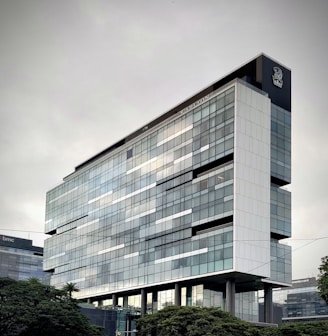 white and black concrete building