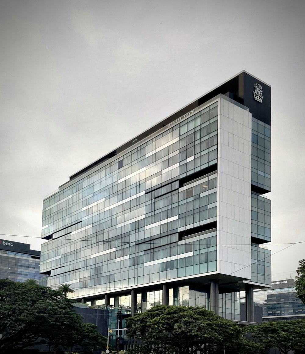 white and black concrete building