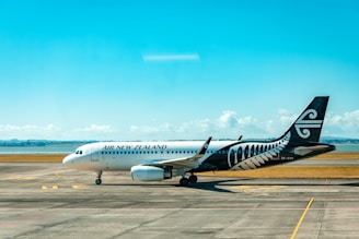 white passenger plane in the sky