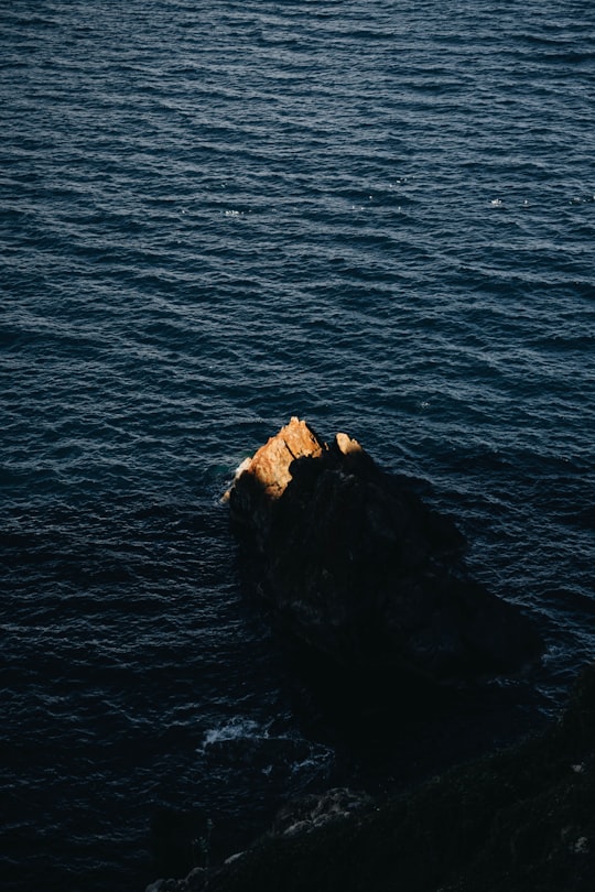 brown rock formation on body of water during daytime in Nha Trang Vietnam