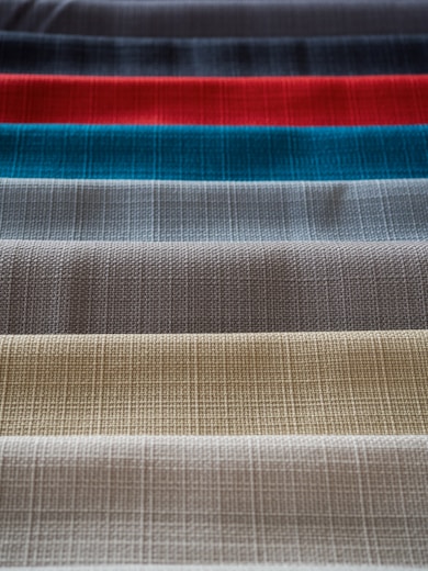 red white and black striped textile