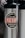 A stainless steel water bottle features a prominent label with the words 'Measure Twice, Cut Once, FILSON, Unfailing Goods' in a circle. The background is blurred, highlighting the bottle's design and text.