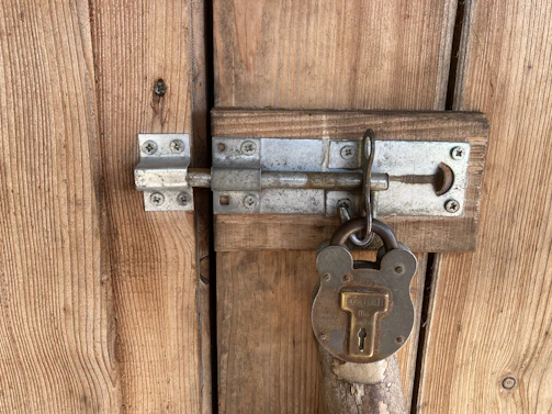Interior view showing the robust locking mechanism of an A2P certified armored door.