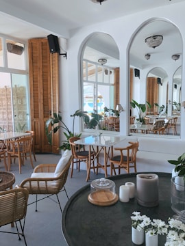 brown wooden table and chairs