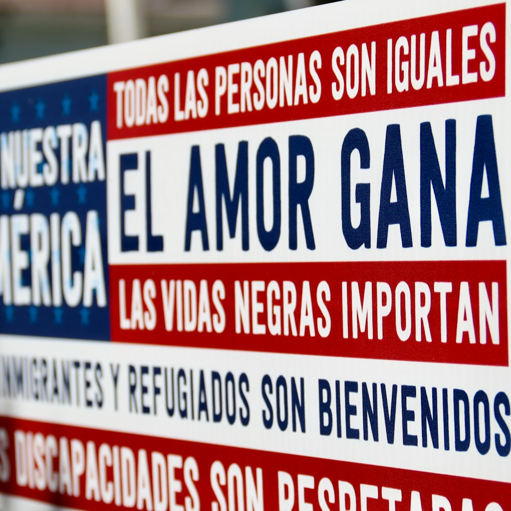 red and white signage during daytime