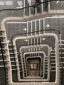 white and black concrete building