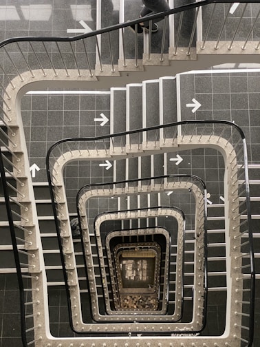 white and black concrete building
