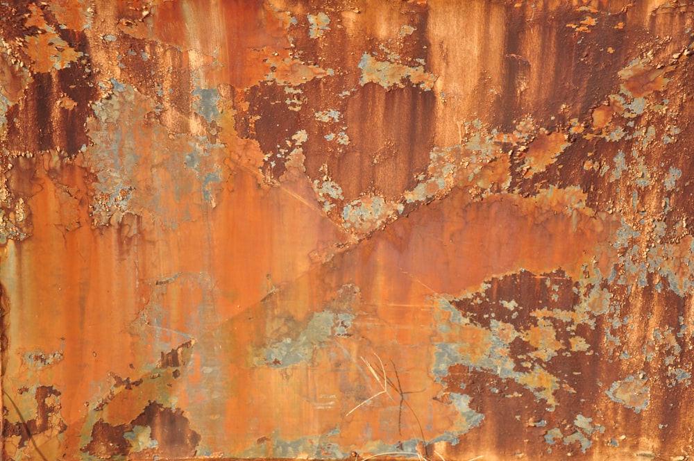 brown and white abstract painting